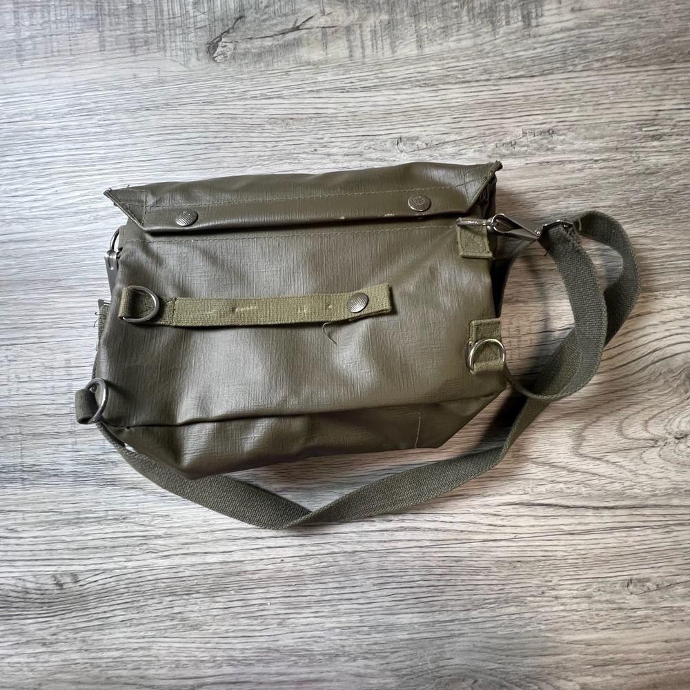 Military Surplus Swiss Army Messenger Bag Unisex OS Olive Green GR 76 Vintage